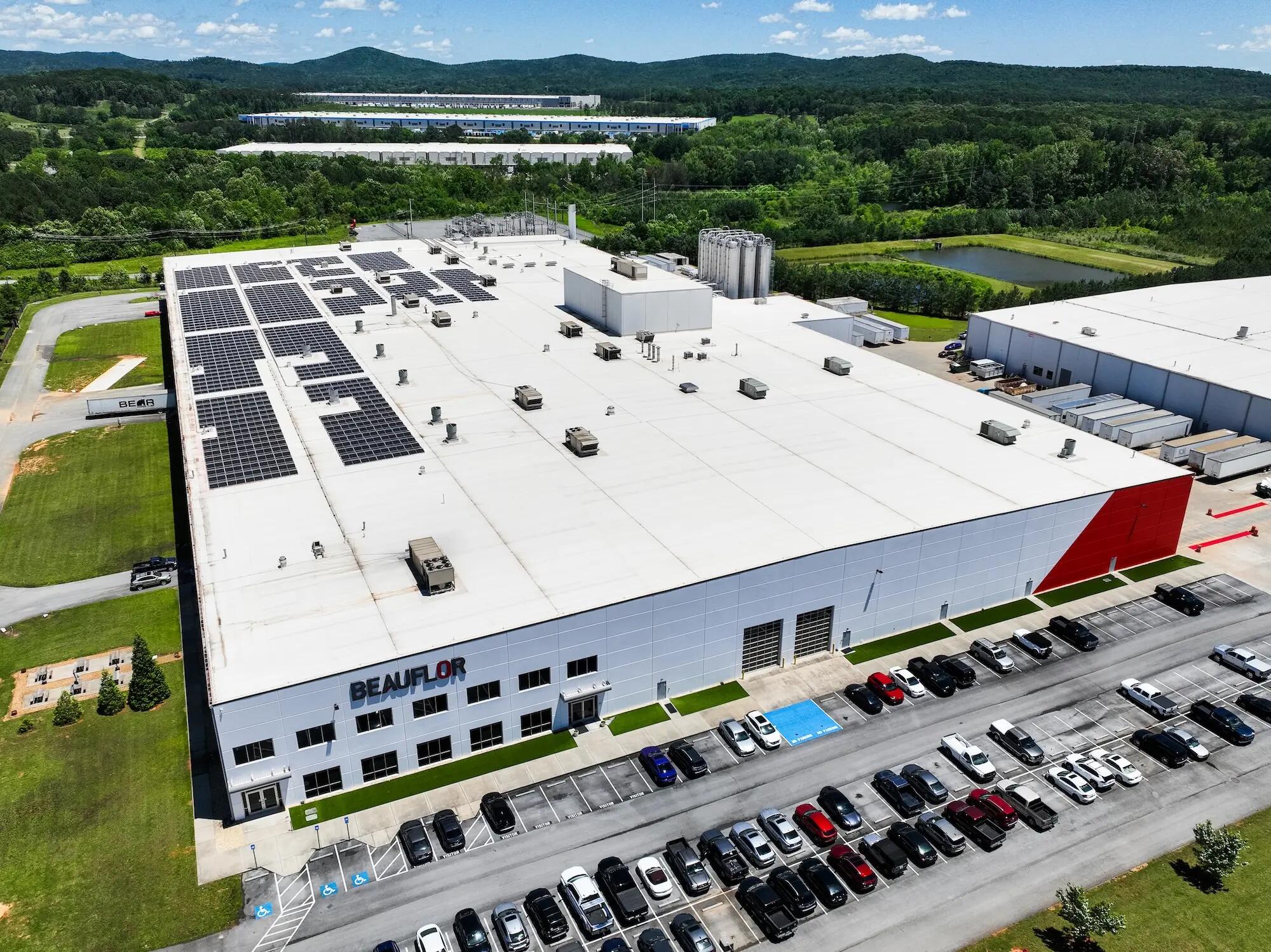 Solar panels Beauflor USA | News | Beaulieu