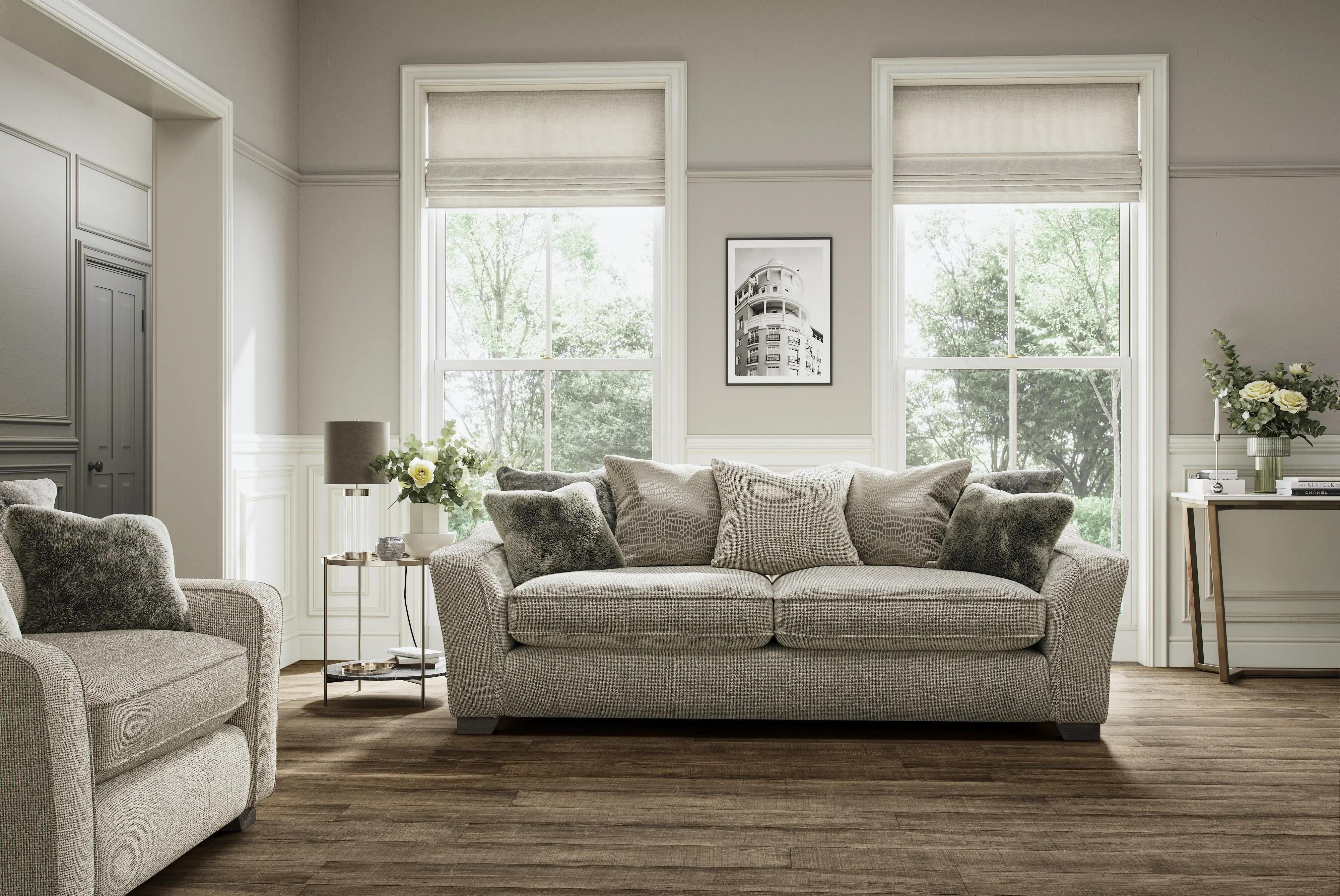 A living room with Beauflor US luxury vinyl flooring