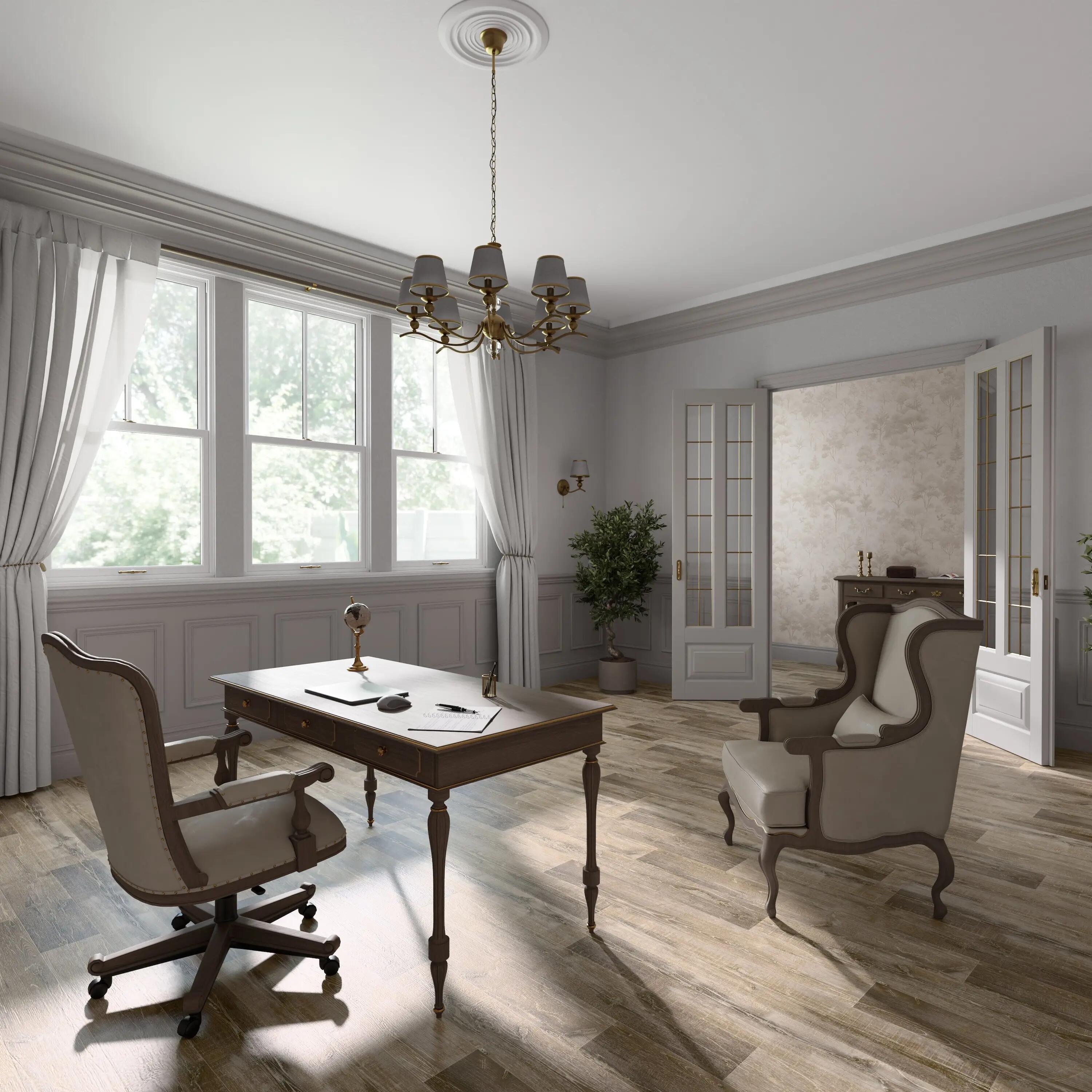 Modernist Latte in home office