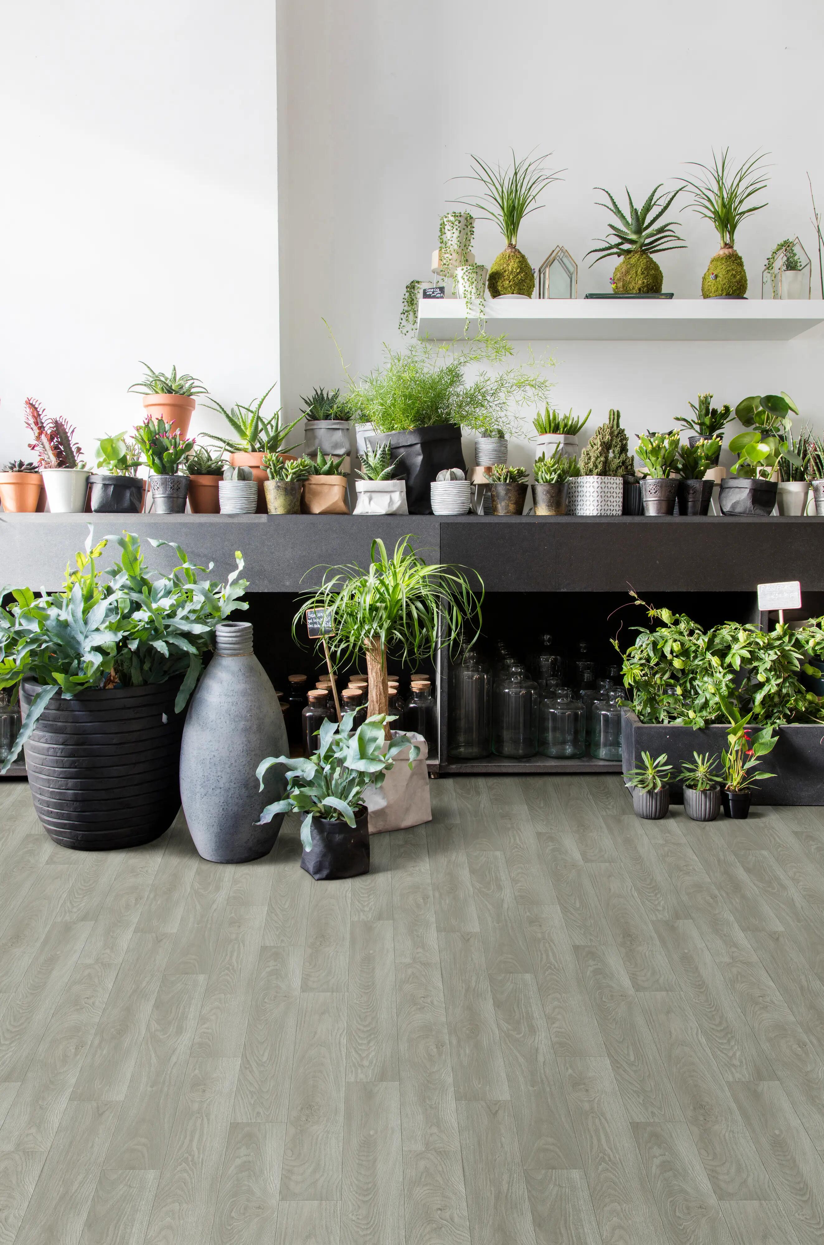 Flooring with a green heart