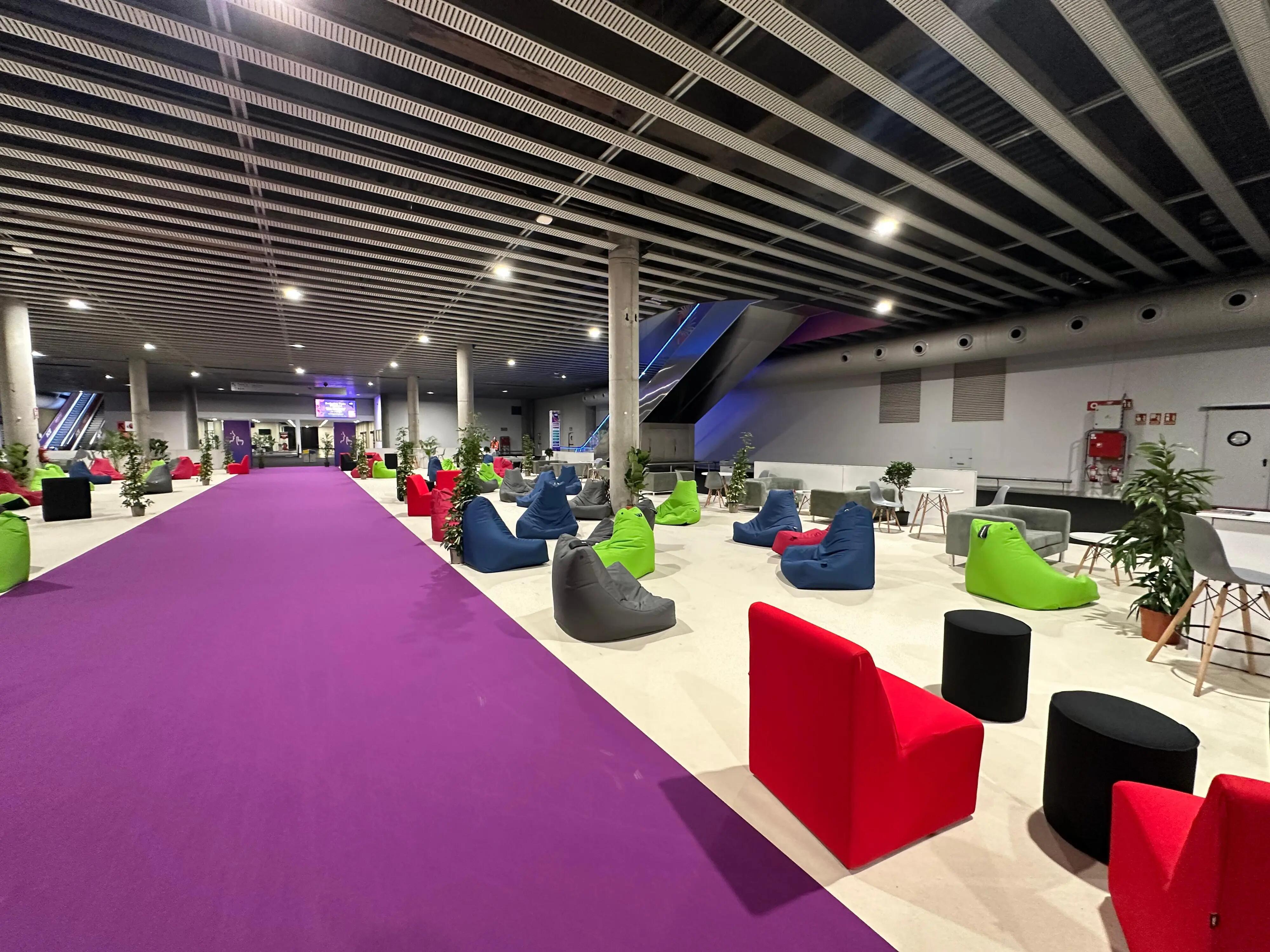 Project | ICE & IGB Barcelona - Fira Barcelono | Rewind event carpet | Beaulieu Needle Felt