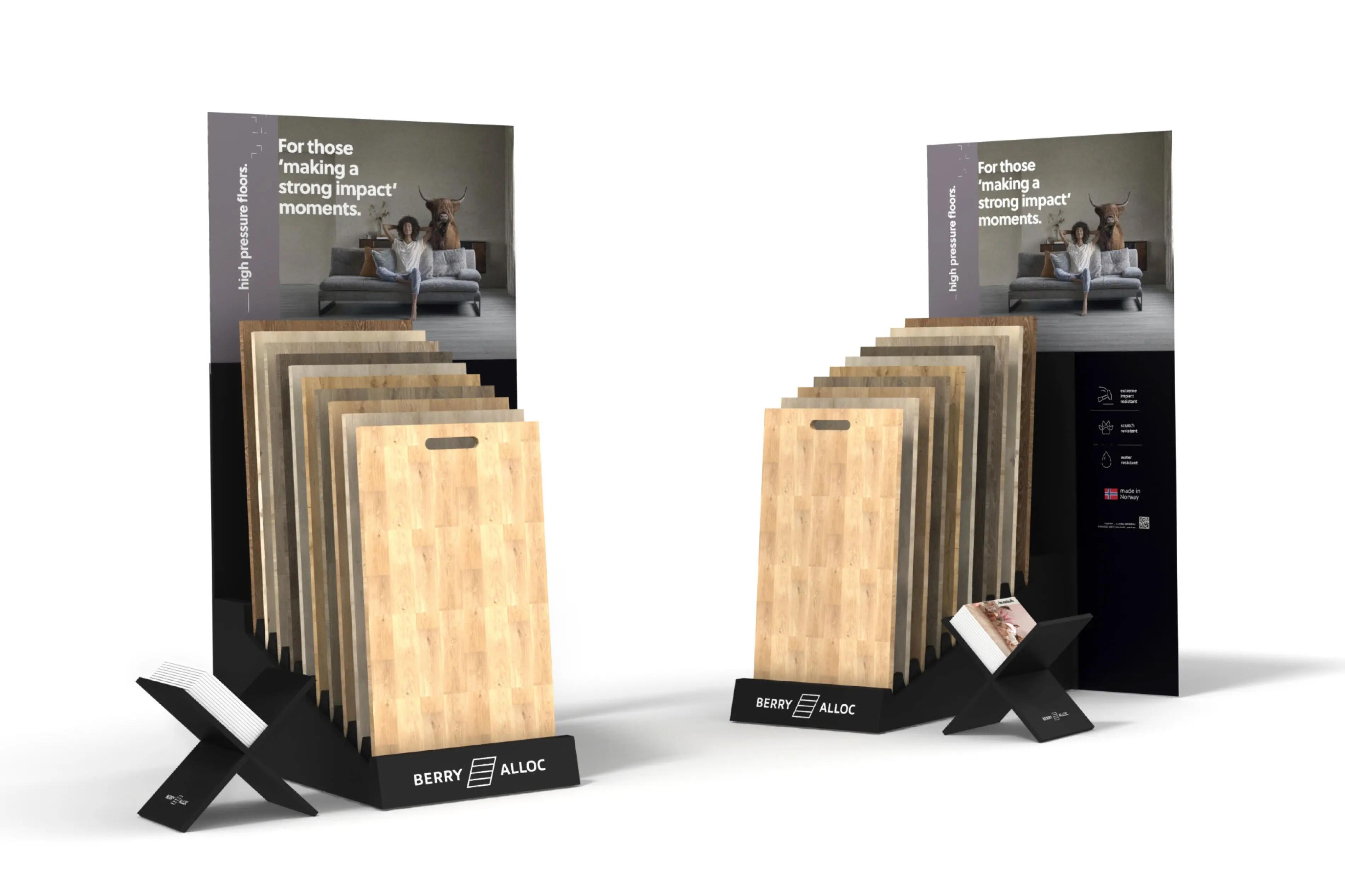 labels or sample boards recto verso